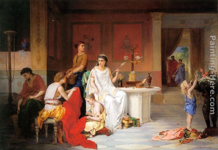 Pierre Oliver Joseph Coomans The Last Hour of Pompei